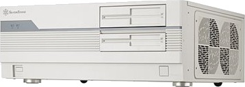 Silverstone FLP01 Tower ATX Kabinett Hvit USB/Lyd