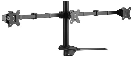 EQUIP Monitor Tischhalterung 13"-27" schwarz für 3 Monitore EQUIP Monitor Tischhalterung 13"-27" schwarz für 3 Monitore