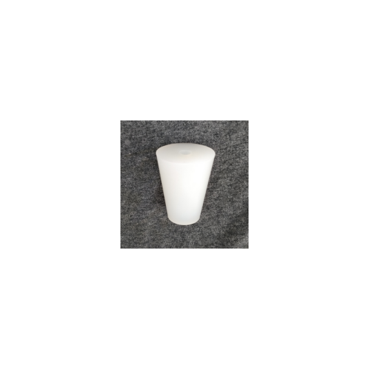 Kegmenter silikonpakning for gjærlås konisk 17,5mm x 22,5mm. 9mm hull