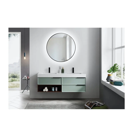 Bathlife Spira Speil 1000x1000 mm Med LED Belysning Bathlife Spira Speil 1000x1000 mm Med LED Belysning