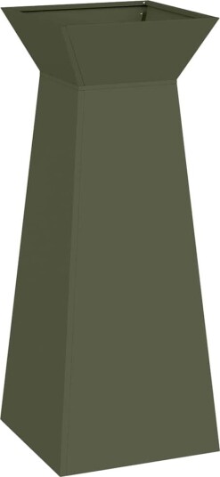  Plante Stativ Olivengrønn Metall 40 x 40 x 101 cm