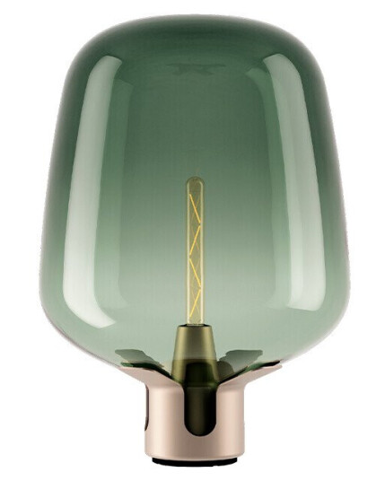 Lodes Flar Bordlampe Large Golden/Turquise