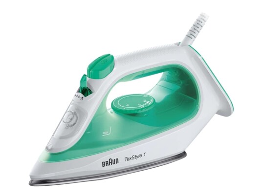 Braun TexStyle 1 SI 1040 GR   Dampstrykejern   såleplate: SuperCeramic   2000 W   hvit/grønn