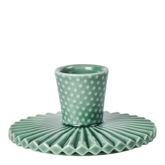Dottir Pipanella Fan Dot lysestake 9,3 cm Spruce Dottir Pipanella Fan Dot lysestake 9,3 cm Spruce