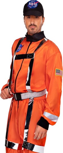 Leg Avenue Orange Astronaut Herrekostyme L Leg Avenue Orange Astronaut Herrekostyme L