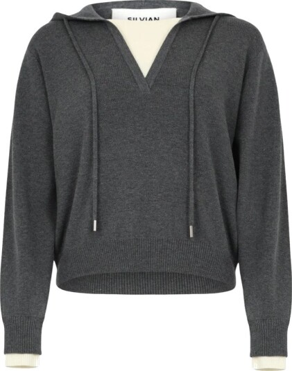 Silvian Heach Dame Gensere & Hettegensere Grå 2XS,