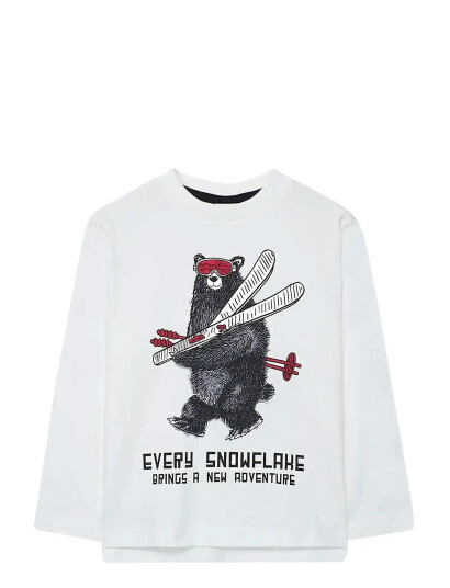 Boboli Knit T Shirt White 110 Boboli Knit T Shirt White 110