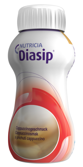 Diasip Fullverdig næringsdrikk med lav glykemisk indeks GI Cappuccino 4x200 ml Diasip Fullverdig næringsdrikk med lav glykemisk indeks GI Cappuccino 4x200 ml