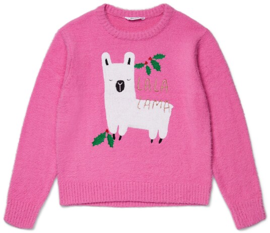 Luca & Lola Genser Lalalama Gift Pink M-L