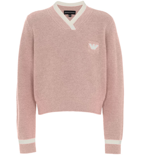 Giorgio Armani Emporio Armani Genser Strikk Polert Lilac Emporio Armani 6 år 116 Genser Rosa