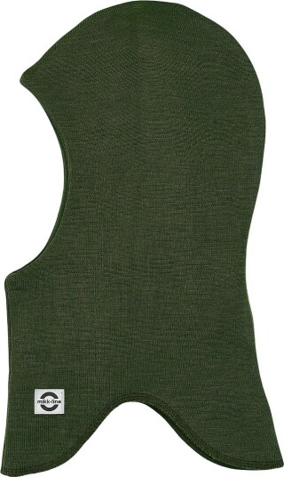 Mikk line Balaclava Ull/Akryl 2 lags Kombu Green Mikk line 110/116 Balaclava dobbel Armygrønn Grønn 110 116