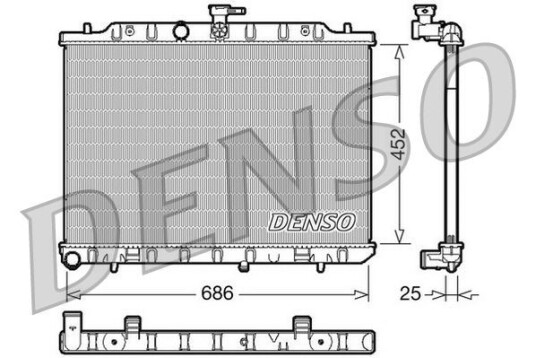 Radiator DENSO DRM46007