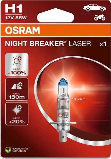 OSRAM 64150NL-1BL Lyspære, fjernlys