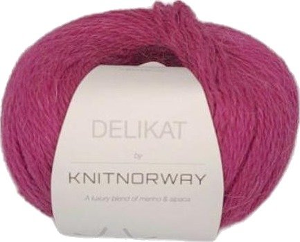 Knit Norway Delikat Garn Fuchsia 504 50 g