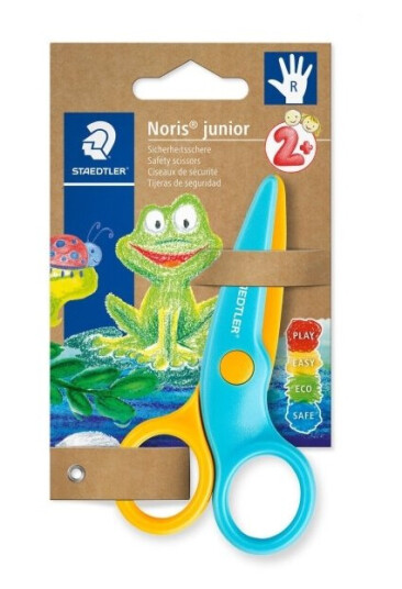 Staedtler Noris Junior, Barn, Rett Kutt, Single/Enkelt, Blå, Gult, Metall, Høyrehendt Staedtler Noris Junior, Barn, Rett Kutt, Single/Enkelt, Blå, Gult, Metall, Høyrehendt