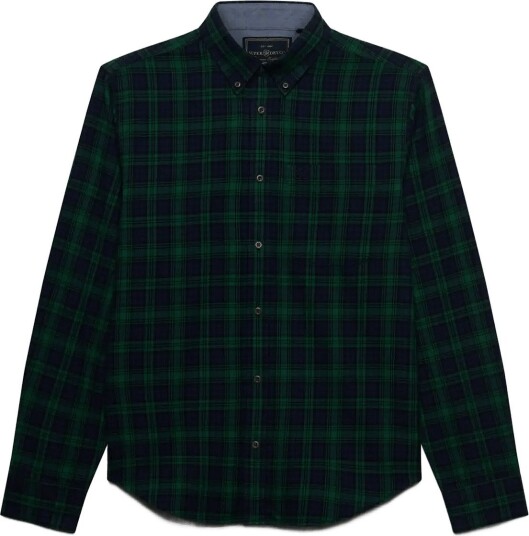 Superdry L/S Cotton Lumberjack Shirt BLACKWATCH NAVY CHECK M Superdry L/S Cotton Lumberjack Shirt BLACKWATCH NAVY CHECK M