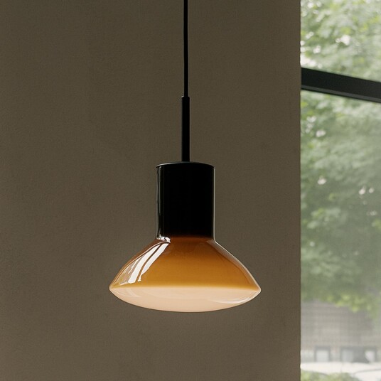 Hengelampe GRUPA Onda dimmbar Oransje Stue Aluminium Design 16.4 Oransje