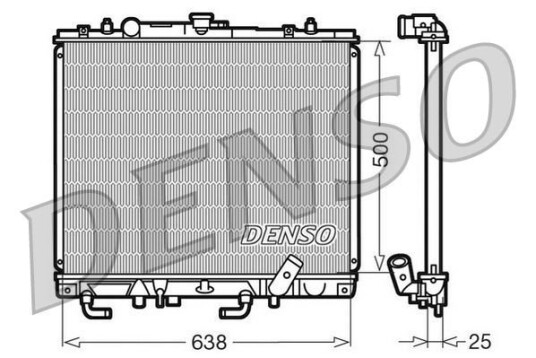 Radiator DENSO DRM45016