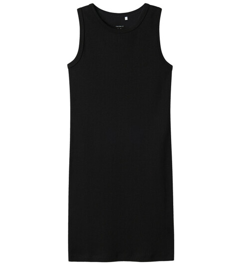 Name It Black Nakal Slim Kjole Noos 116
