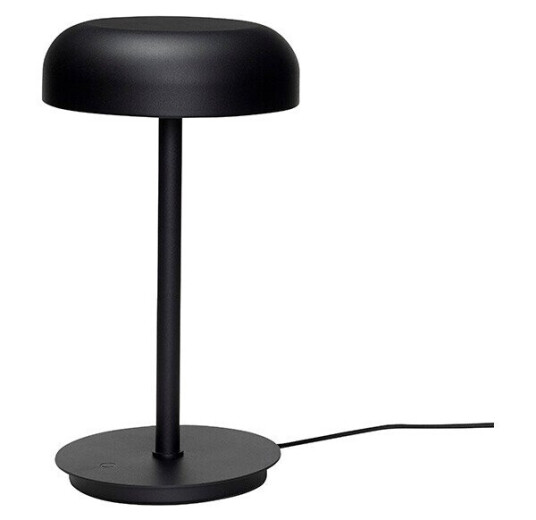 Hübsch Velo Bordlampe Sort