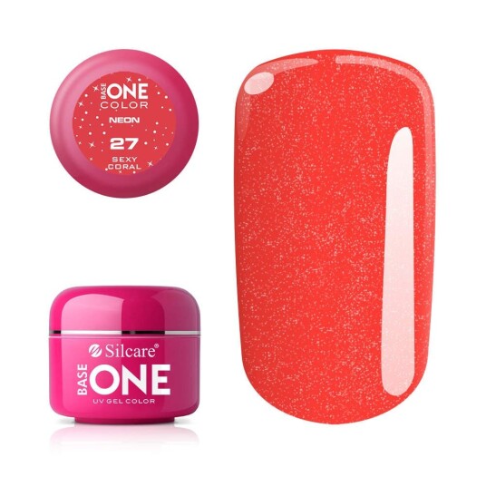 Base One Neon Sexy coral 5g UV-gel Base One Neon Sexy coral 5g UV-gel