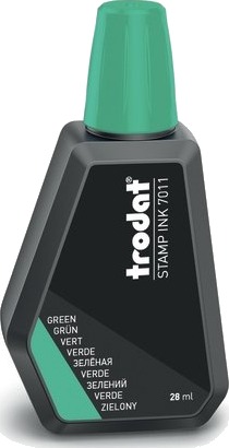 Trodat Trodat 7011 Green Blekkpatron Grønn Trodat Sort 44 Mm 22 Mm