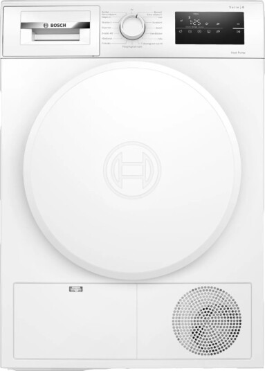 Bosch Serie 4 Varmepumpetørketrommel 8 kg Hvit Bosch Serie 4 Varmepumpetørketrommel 8 kg Hvit