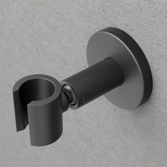 Scandtap Harmonized dusjholder, semi-matt sort black 70 x 70 x 95 mm