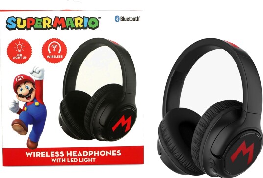OTL Technologies Super Mario Wireless headphones with LED light