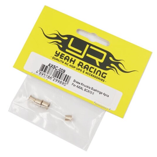 Yeah Racing AXSC-009 Brass Knuckle Bushings 4pcs For AXIAL SCX10