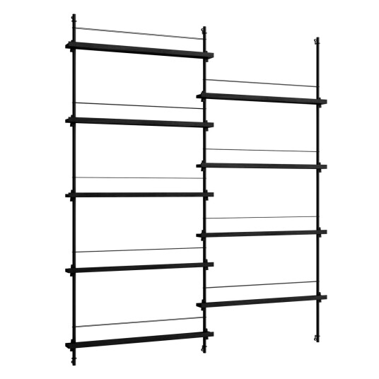 Moebe Magazine Hylle 162x188 cm Sort