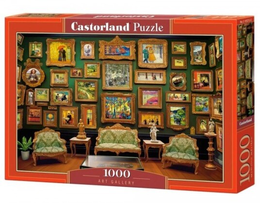 Castor Puzzle 1000 Brikker Kunstgalleri Malerier På Veggen Castor Puzzle 1000 Brikker Kunstgalleri Malerier På Veggen