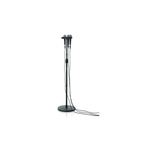 Gator Frameworks Gfw-Mic-6tray Tray To Hold 6 Mics On Top Of Mic Stand