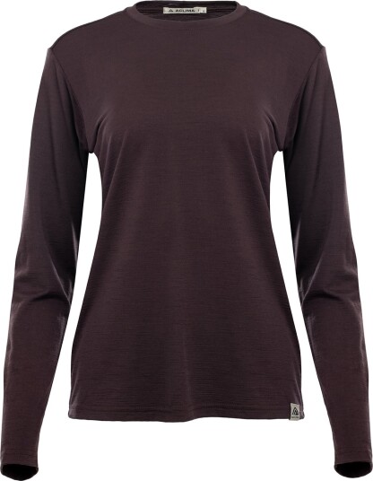 Aclima Women"s LightWool 180 Crewneck Chocolate Plum S Aclima Women"s LightWool 180 Crewneck Chocolate Plum S