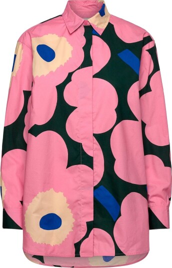 Marimekko Ruoste Unikko   365 PINK GREEN BLUE   36