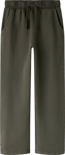 Name It Nkmkevin Rlx Wide Pant Unb Khaki green 140