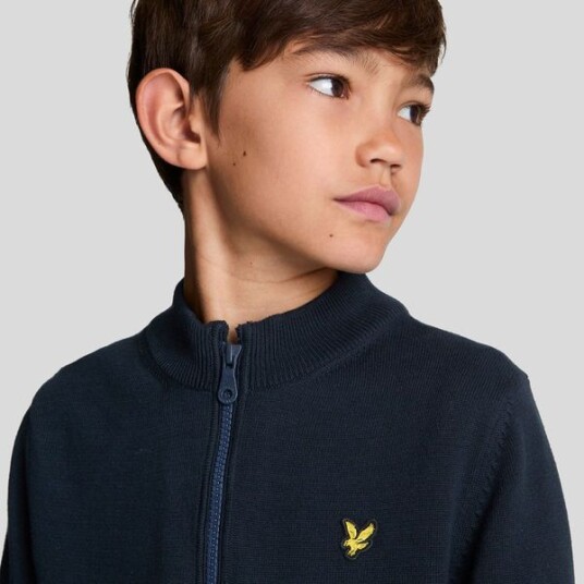 Lyle & Scott 1/4 Zip Jumper Navy 134 140