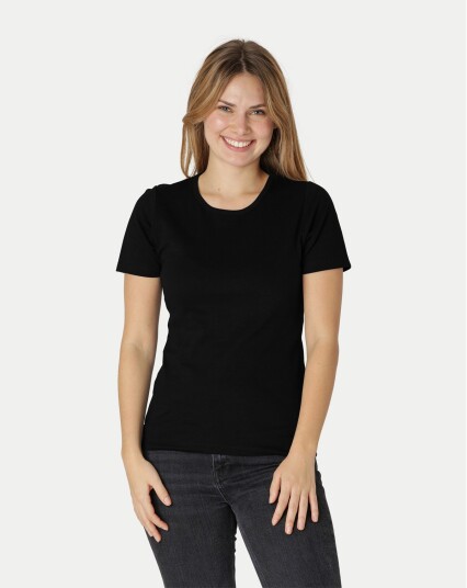 Neutral Organic - Ladies Interlock T-shirt Bottle Svart