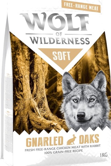Wolf Of Wilderness "Soft Gnarled Oaks" -Frittgående Kylling & Kanin 5 X 1 kg