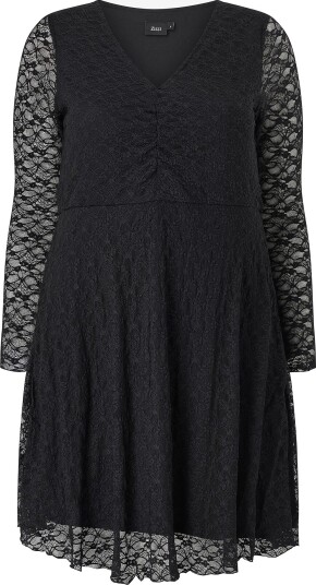 Zizzi Kjole Magasa L/S Abk Dress Svart Zizzi Kjole Magasa L/S Abk Dress Svart