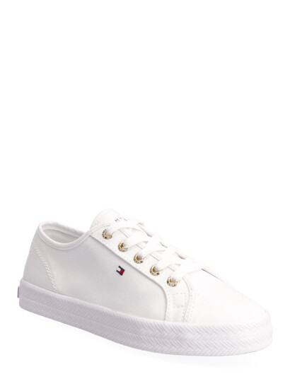 Tommy Hilfiger Essential Nautical Sneaker - White - 36 Tommy Hilfiger Essential Nautical Sneaker - White - 36