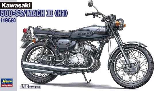 Hasegawa 1/12 Kawasaki 500-SS/Mach III (H1) 1969