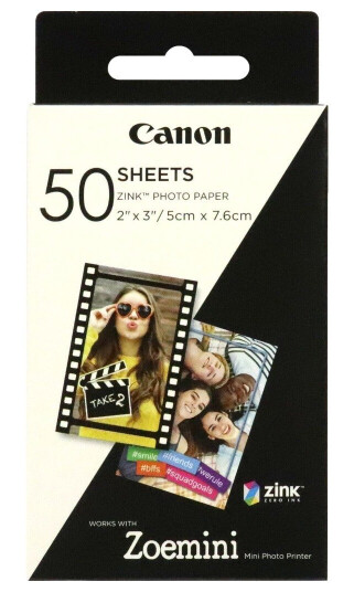 Canon Zink Paper ZP-2030 for Zoemini - 50 sheet Canon Zink Paper ZP-2030 for Zoemini - 50 sheet