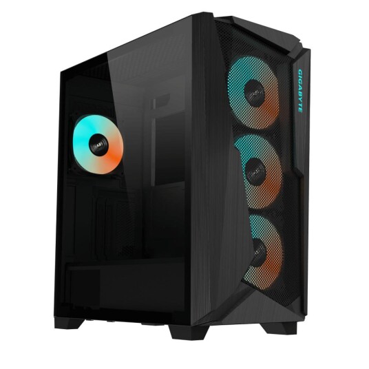 Gigabyte C301 Glass V2 Mid Tower Kabinet med Herdet Glass Svart Gigabyte C301 Glass V2 Mid Tower Kabinet med Herdet Glass Svart