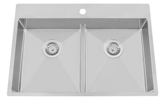 Nordic Tech Radius Kjøkkenvask 745x510 mm, Rustfritt Stål