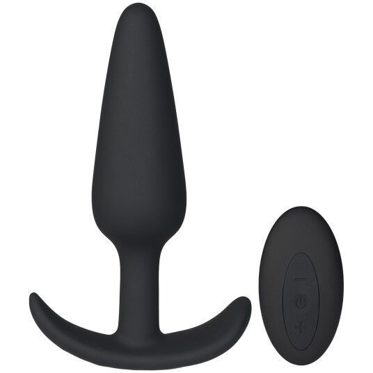 Sinful Smooth Sailor Vibrerende Analplugg      - Svart
