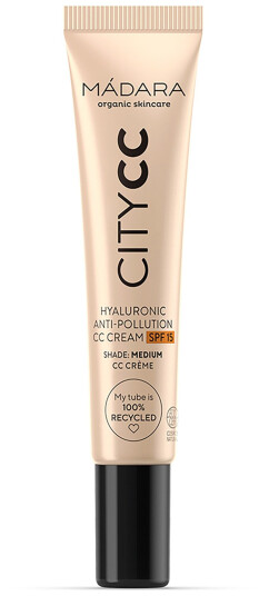 Mádara CityCC Hyaluronic Anti-Pollution CC Cream SPF 15 15 ml Mádara CityCC Hyaluronic Anti-Pollution CC Cream SPF 15 15 ml