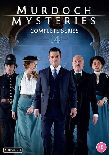 Murdoch Mysteries: Complete Series 14 DVD 2021 Yannick Bisson cert 15 3 discs English Brand New Murdoch Mysteries: Complete Series 14 DVD 2021 Yannick Bisson cert 15 3 discs English Brand New