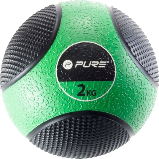 Pure2Improve Medisinball 2 kg Grå?nn Pure2Improve Medisinball 2 kg Grå?nn