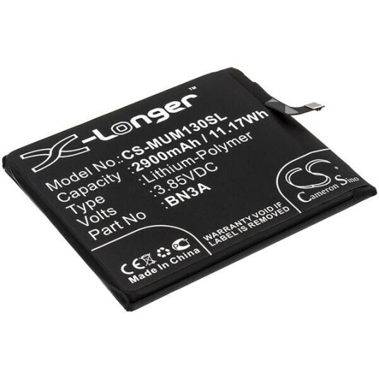 Xiaomi Redmi Go batteri (2900 mAh 3.85 V, Sort)